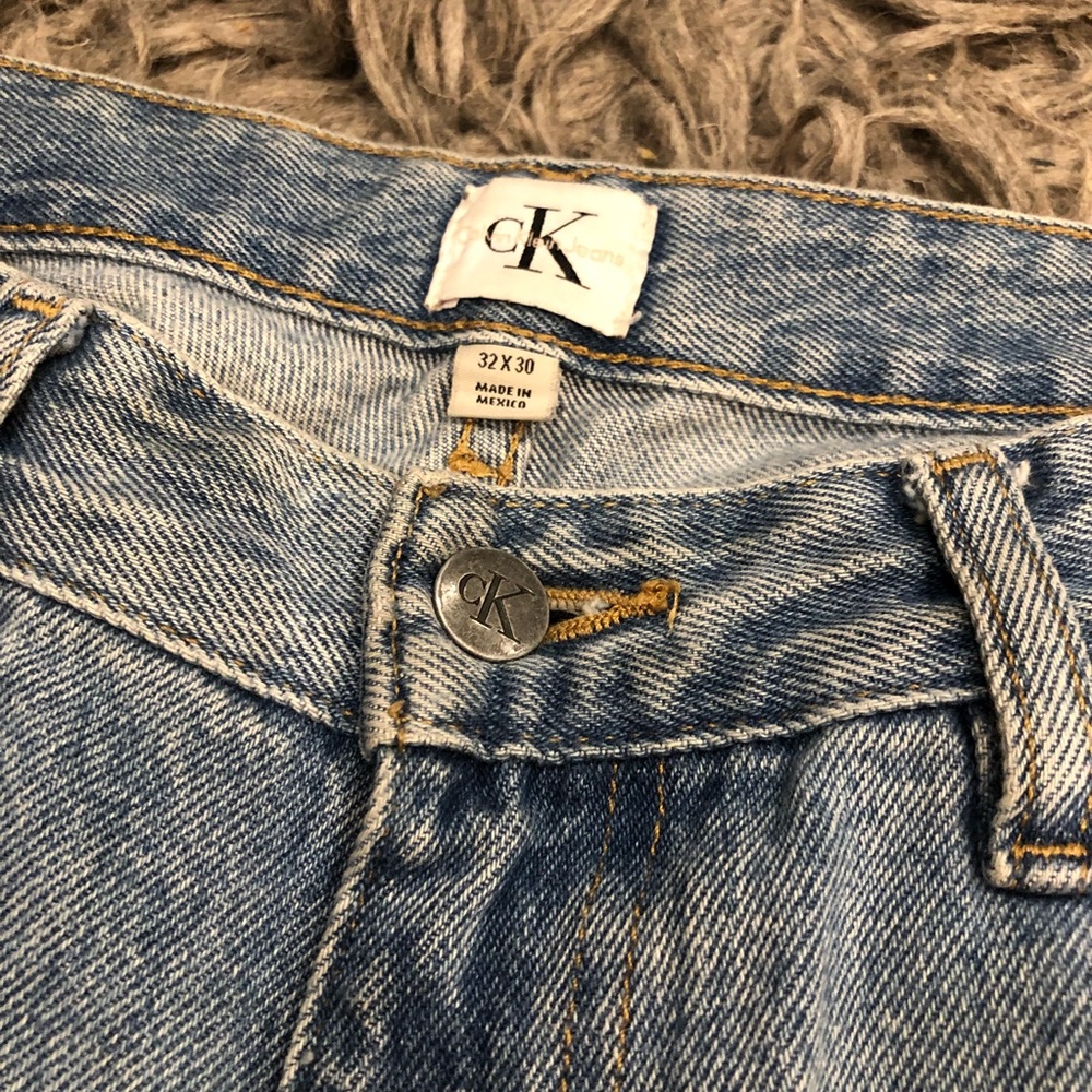 CK Calvin Klein jeans denim vintage relaunch jeans